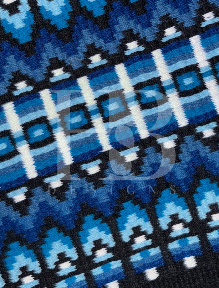 SOPHIE 1.0 Blue, Turquoise, Sky Blue, Black and White Premium Pad 1257