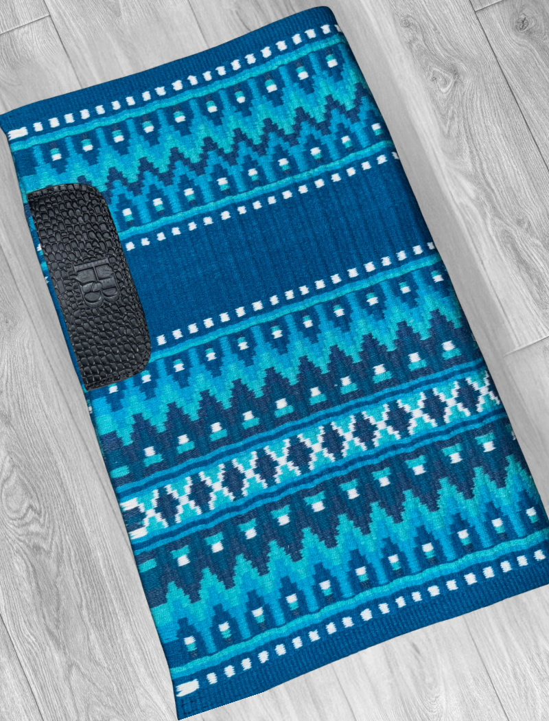 MINDY 1.0 Turquoise Blue, Teal and White Premium Pad 1258