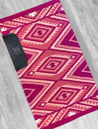 CHEYENNE 1.0 Coral, Raspberry, Peach, Petal, Rose Pink and White Premium Ranch Pad 1241