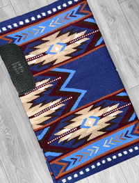 MONTANA  Denim Blue, Sky Blue, Chocolate, Burgundy, Tan, and White Premium Ranch Pad 1303