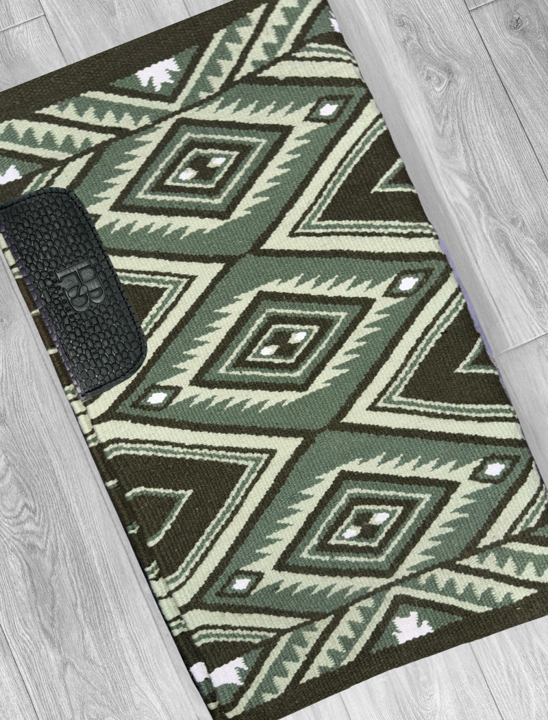 CHEYENNE Olive and Sage Green and White Premium Ranch Pad 1302