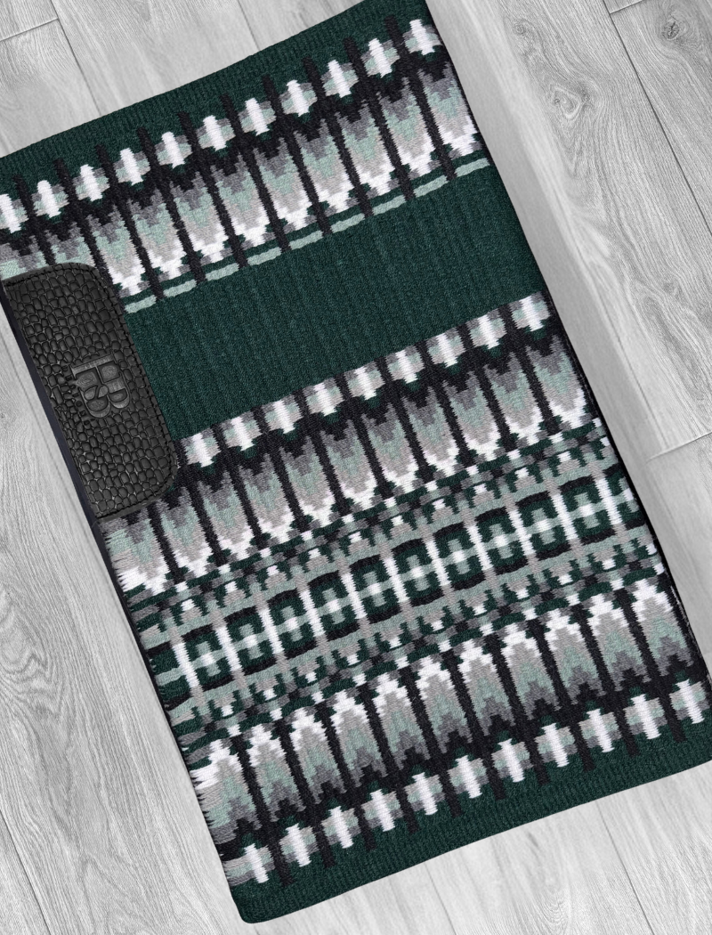 ERICA Emerald Green, Grey, White and Black Premium Pad 1298