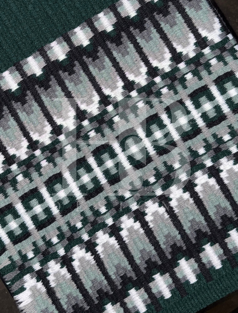 ERICA Emerald Green, Grey, White and Black Premium Pad 1298
