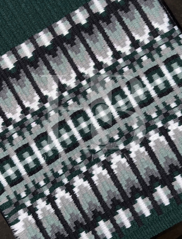 ERICA Emerald Green, Grey, White and Black Premium Pad 1298