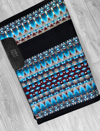 DAPHNE Aqua, Turquoise, Burgundy, Teal, Tan, Black and White Premium Pad 1308