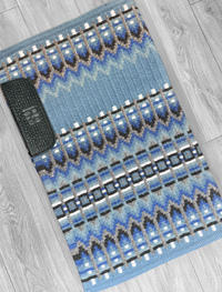 SOPHIE 1.0 Light Denim Blue, Dusty Blue, Navy, Grey, Silver Sparkle and White Premium Pad 1204