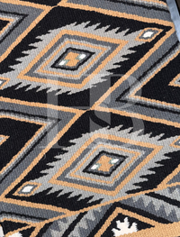CHEYENNE Black, Camel, Tan, Grey and White Premium Ranch Pad 1311
