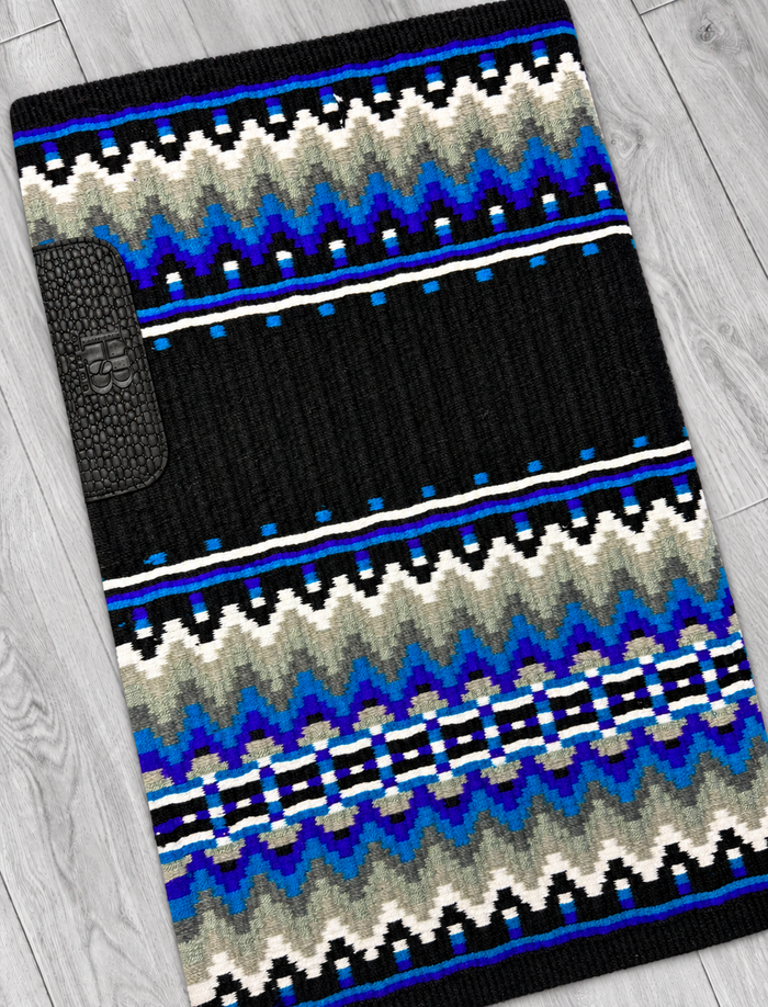 KATIE 1.0 Purple, Peacock Blue, Grey, Black and White Premium Pad 1041