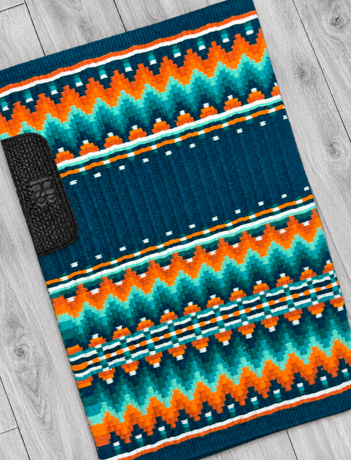 KATIE 2.0 Teal Green, Seafoam, Orange and White Premium Pad 1043