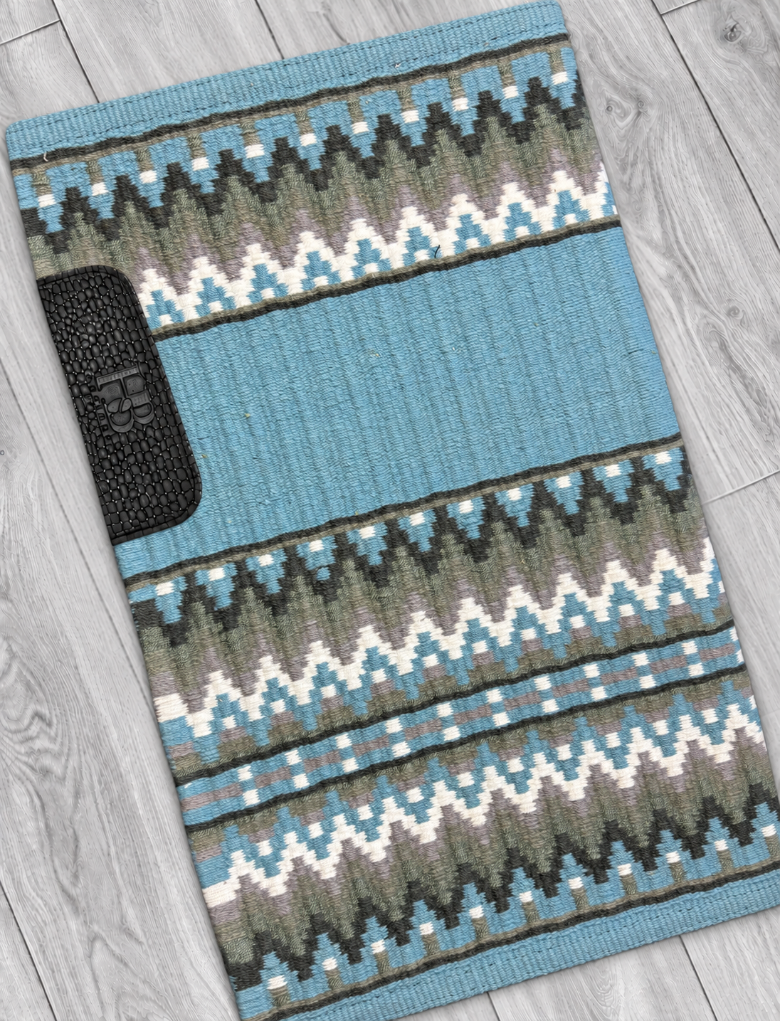 KATIE 1.5 Icey Blue, Grey and White Premium Pad 1049