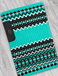 BRITTANY 1.0 Mint, Seafoam/Mint, Black, Grey and White Premium Pad 1057