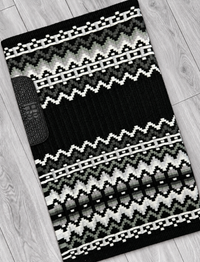 BRITTANY 2.0 Black, White, Silver and Grey Premium Pad 1061