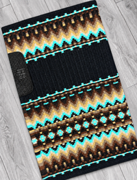 EMILY Bright Seafoam/Mint, Brown, Camel, Tan, Black and White Premium Pad 1066