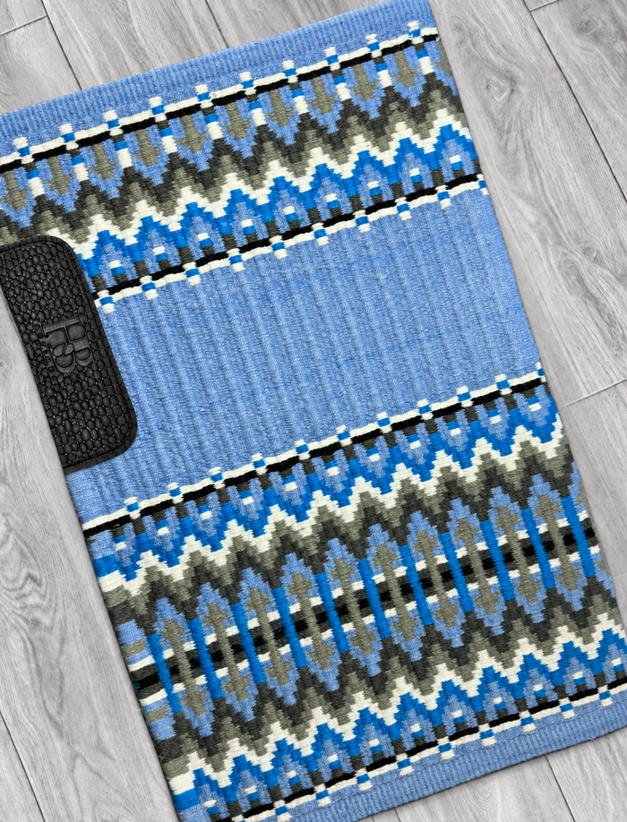 SANTANA 2.5 Cornflower Blue, Sky Blue, Grey, Black and White Premium Pad 1070