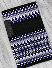 ERICA 2.0 Royal Blue, Grey, Black and White Premium Pad 1073 Item 1073