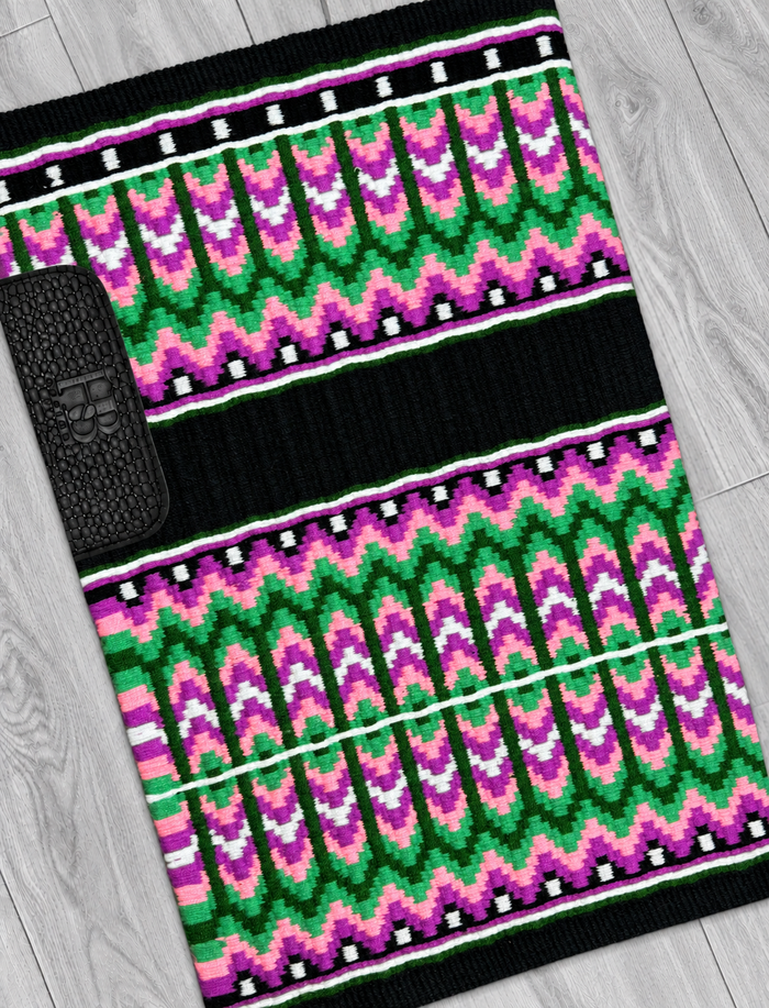 RACHEL 1.0 Spring Green, Pink, Fuchsia/Magenta, White and Black Premium Pad 1076