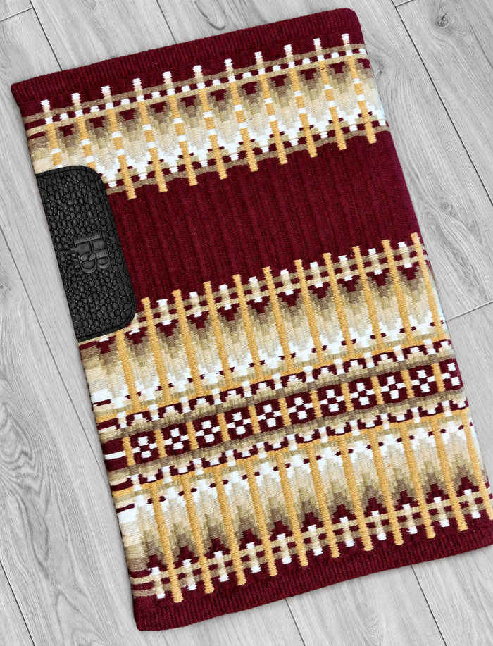 ERICA 1.0 Burgundy Maroon, Tan/Camel, Cream, Taupe and White Premium Pad 1079