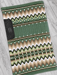 KATIE 1.0 Dark Sage, Olive, Cream and Tan Premium Pad 1092