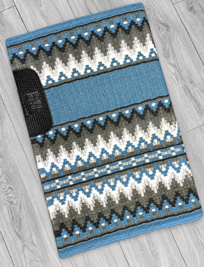 KATIE 1.0 Icey Blue, Grey, Silver and White Premium Pad 1107