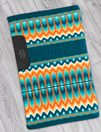 RACHEL 1.0 Teal Green, Seafoam/Mint, Orange, Yellow, Gold Premium Pad 1110