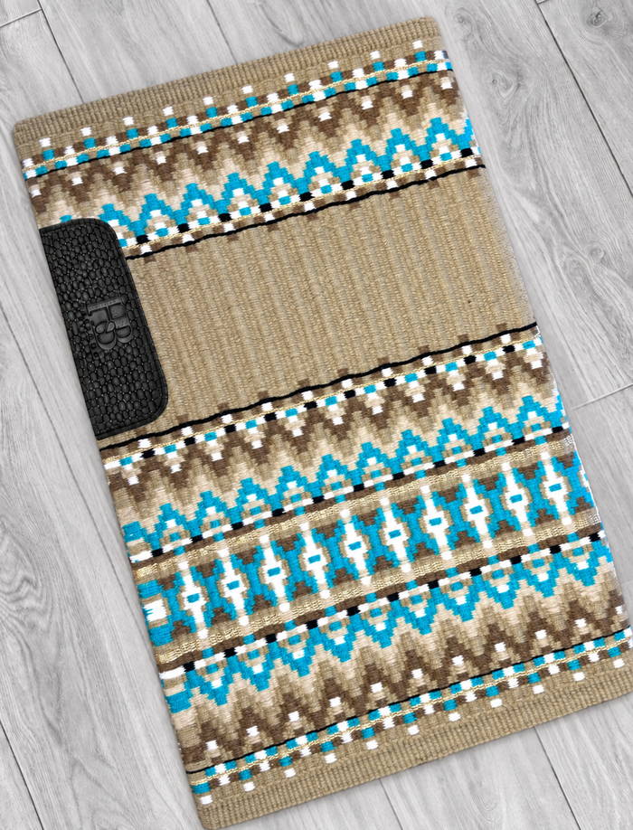 EMILY 1.0 Tan, Turquoise, Taupe and White Premium Pad 1111