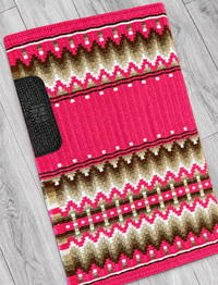 KATIE 1.0 Coral and Tan Premium Pad 1114