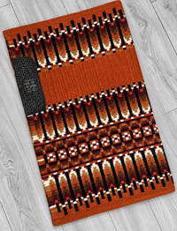 ERICA 1.0 Rust, Chocolate Brow, Tan, Burgundy, Black and White Premium Pad 1131