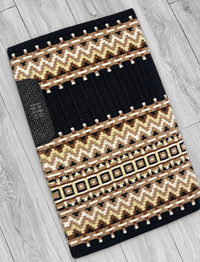 ERICA 2.0 Chocolate Brown, Tan, Cream, Taupe, White and Black Premium Pad 1174